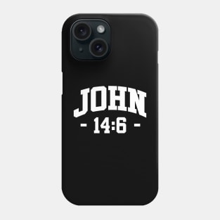 Christian Bible Verse: John 14:6 Phone Case