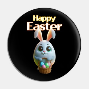 Bunny Chick In Easter Day Pin