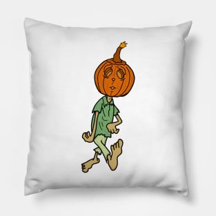 Pumpkin head halloween zombie Pillow