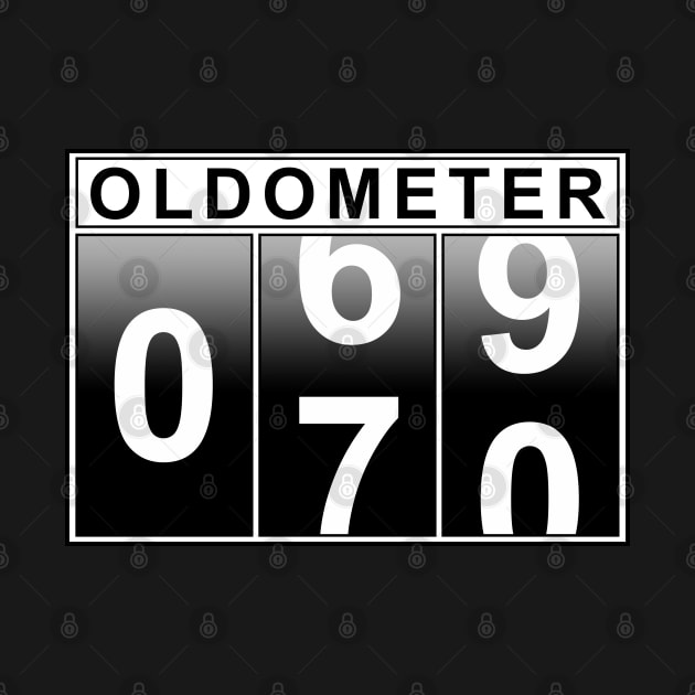 70th Birthday Oldometer by Boss creative