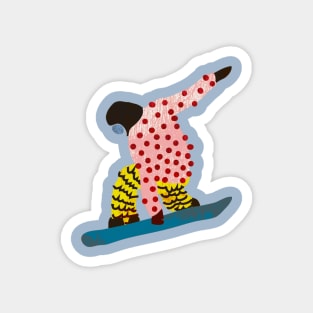 Snowboarder Magnet