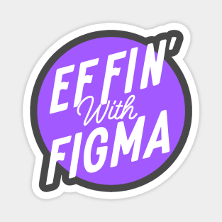 Effin' with Figma - Purple Logo Magnet