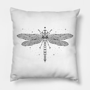 Starry Dragonfly Pillow