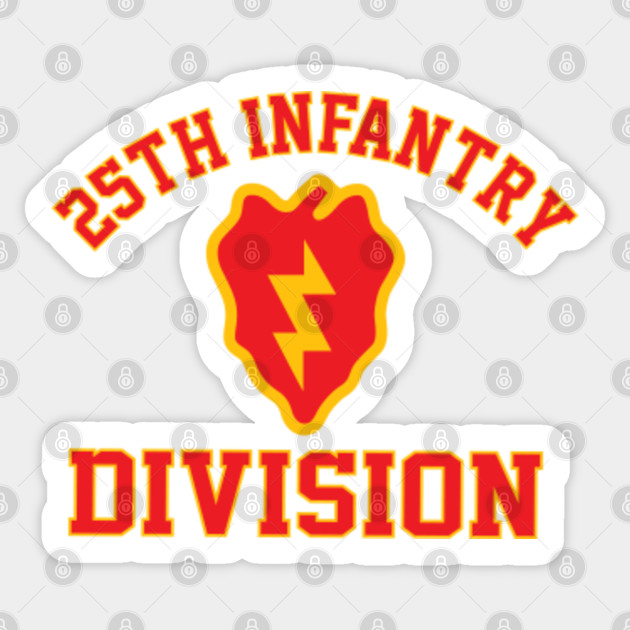 Us Army 25th Infantry Division 25th Infantry Division Sticker Teepublic