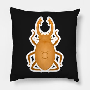 Taurus Stag Beetle Pillow