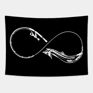 Angel Fish Infinity Sign Tapestry