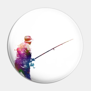 Fishing sport art #fishing Pin