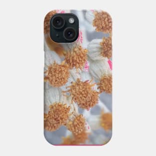 Unique White Bunch Flower Photography My Phone Case