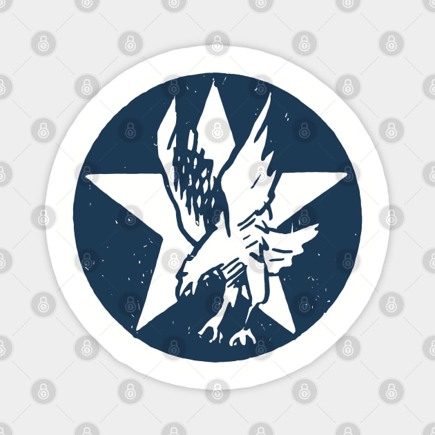 USA Fighting Squadron Insignia Magnet by Distant War