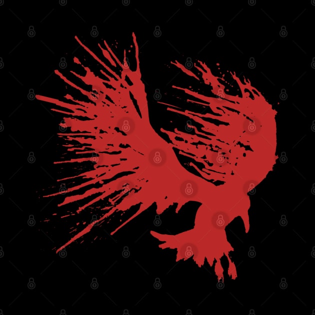 Blood Splatter Bird by thinkcrap