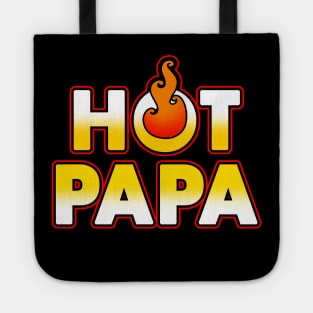 Hot Papa Cool Best Dad Gift For Fathers Tote