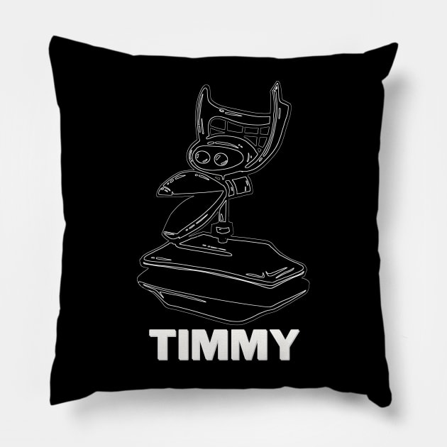 Timmy - Crow T Robot's Dark Specter Friend Pillow by TJWDraws