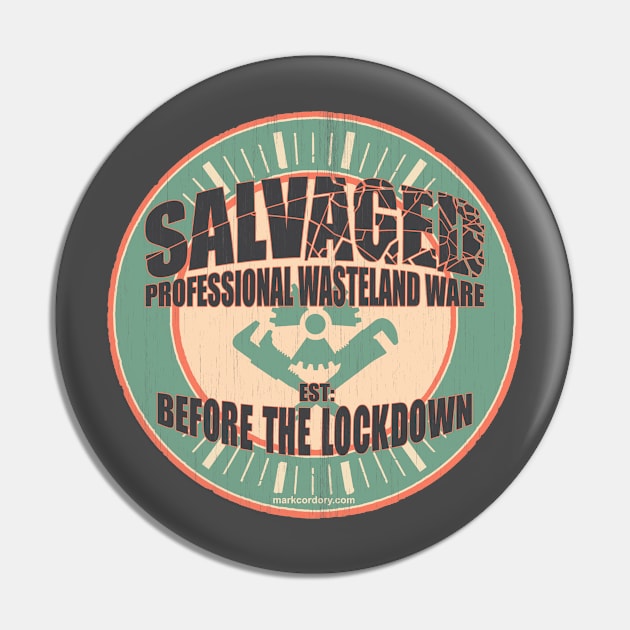 SALVAGED Ware Retro #3 Pin by SALVAGED Ware