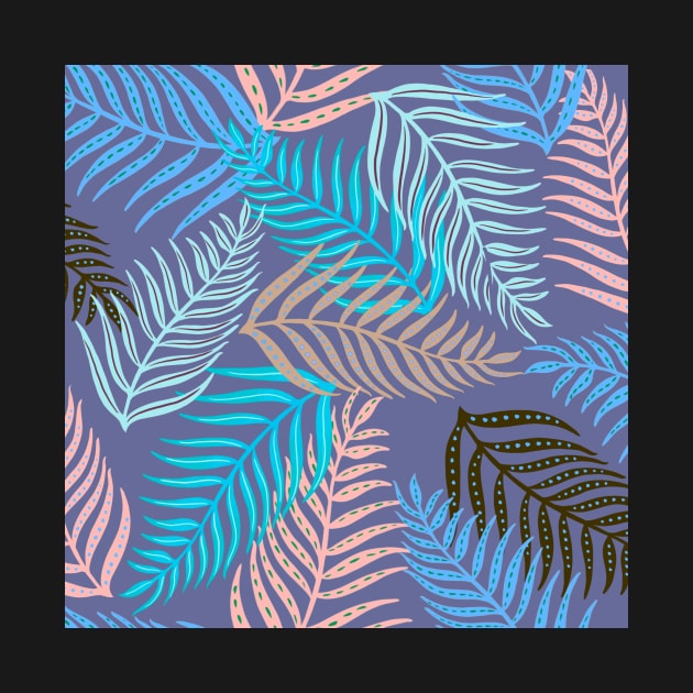 Palm leaf pattern by Papergrape