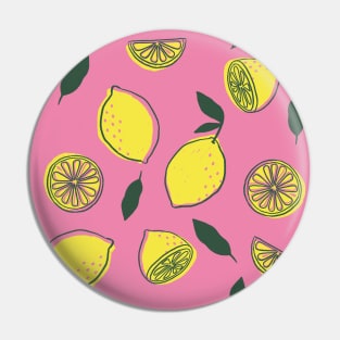 Pink Lemonade Pattern Pin