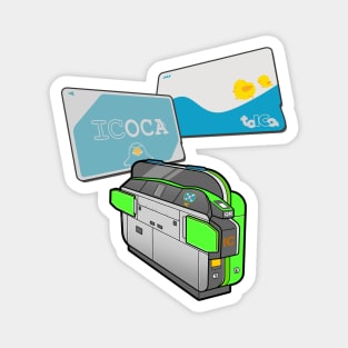 Icoca Toica metro gate Magnet