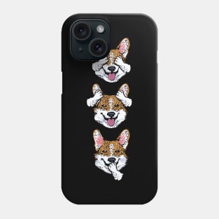 Noevil Corgi Phone Case