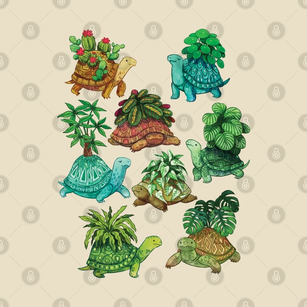 Turtle Plants by MichelleScribbles