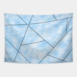Stylish Blue Pattern Tapestry