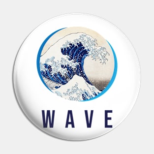 Wave Japanese Style Pin