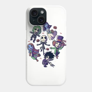 Burtons Halloween Funny Cute Spooky Characters - Light Phone Case