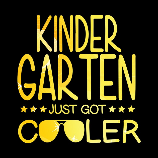 Kindergarten Just Got Cooler Back To School Boy Gift by moclan