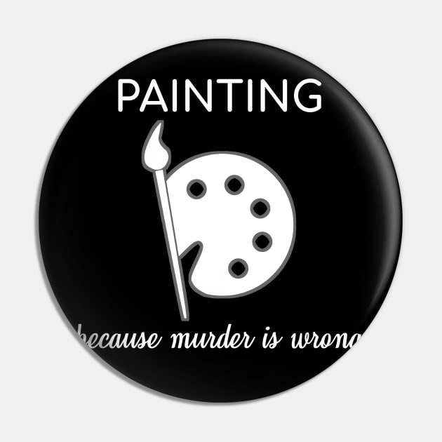 Painting Painter Drawing Artwork Colorful Art Gift Pin by bigD