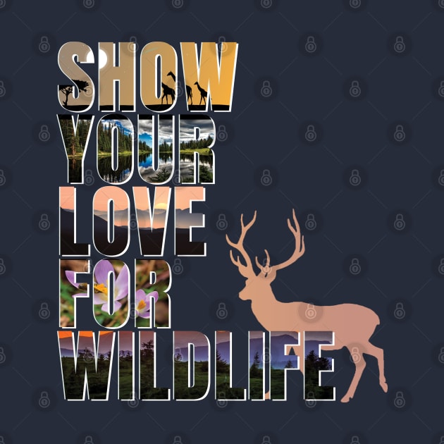 Show your love for wildlife by TeeText