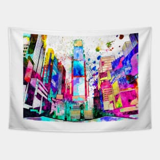 Times Square Grunge Tapestry