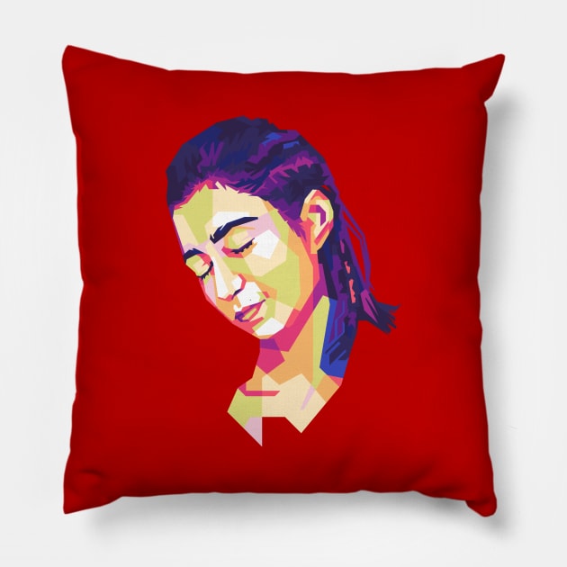 Nairobi Money Heist Pillow by Tupai Art