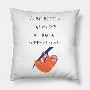 Support Sloth Pillow
