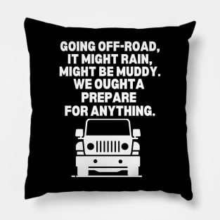 Going off-road Pillow