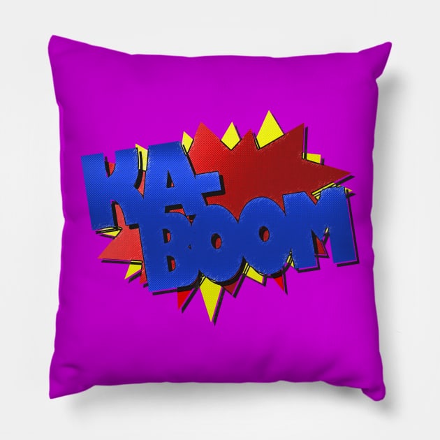 KA-Boom! Pillow by enfuego360