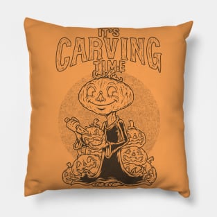 CARVING TIME - lines Pillow