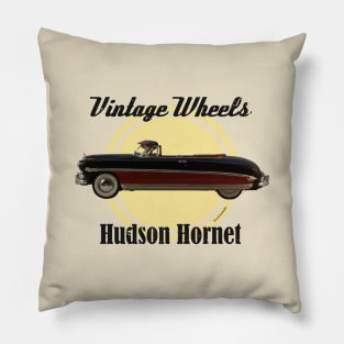 Vintage Wheels - Hudson Hornet Convertible Pillow