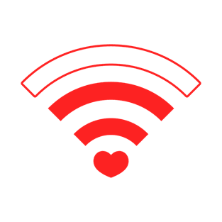 Internet Connection Heart T-Shirt