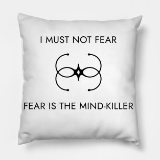 Bene Gesserit - I must not fear (light background shirt) Pillow