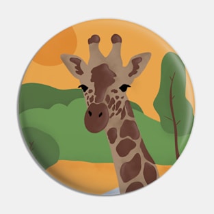 Giraffe Pin