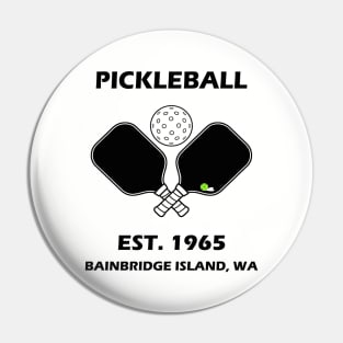 Pickleball Established 1967 Pin