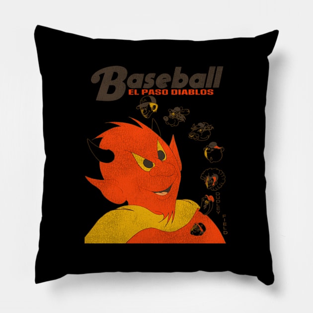 El Paso Diablos Baseball Pillow by HypeRamen