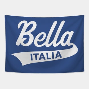 Bella Italia (Italian / I Love Italy / White) Tapestry