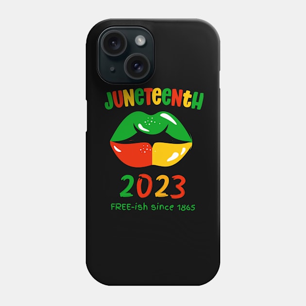 Juneteenth 2023, Free-ish since 1865 Phone Case by Artisan