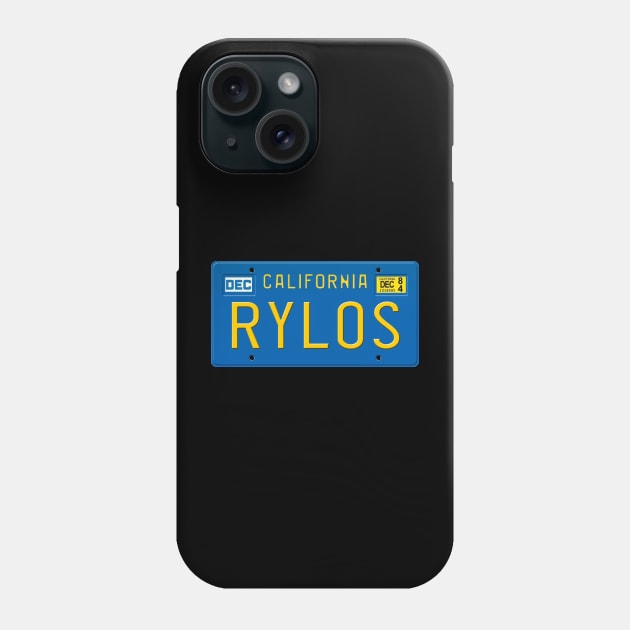 Rylos License Plate Phone Case by RetroZest