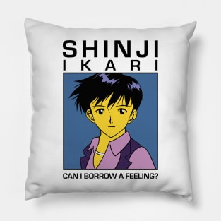 Shinji Ikari /// Can I Borrow A Feeling? Pillow