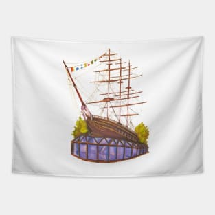 Cutty Sark Ship Tapestry