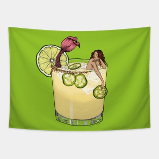 Spicy Margarita Mermaid Tapestry