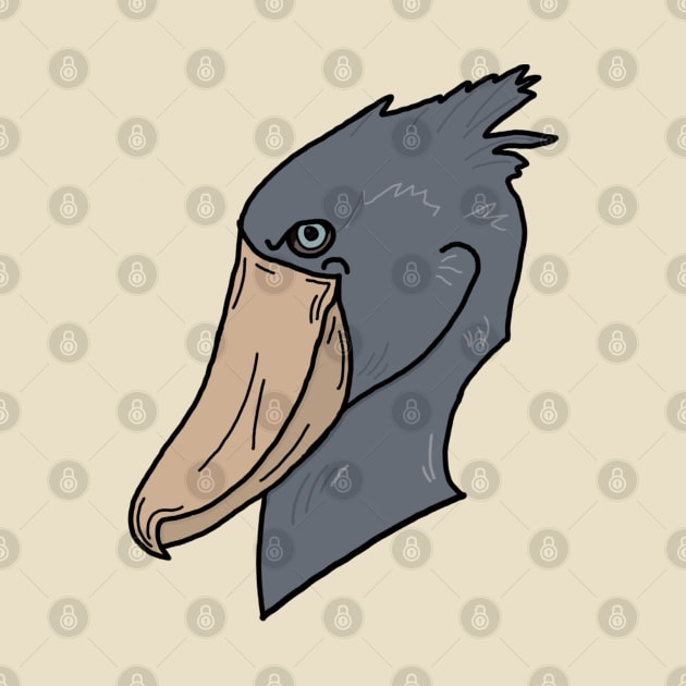 Shoebill by Tattered Textiles