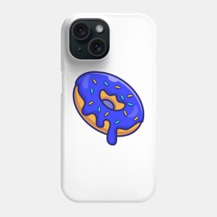 Tasty blue donut Phone Case