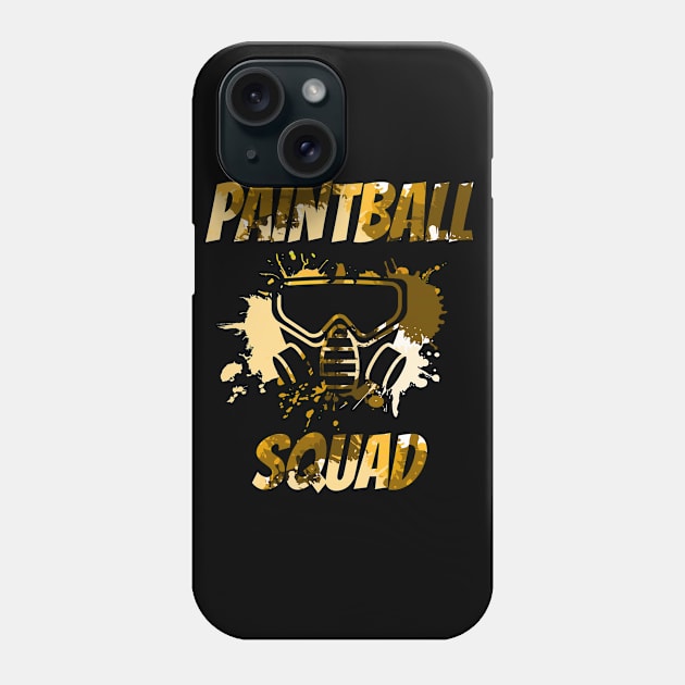 Matching Paintball T-Shirt Cool Fun Sports Game Team Shirt Phone Case by warpartdesignstudio