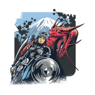 Armored viking princess T-Shirt